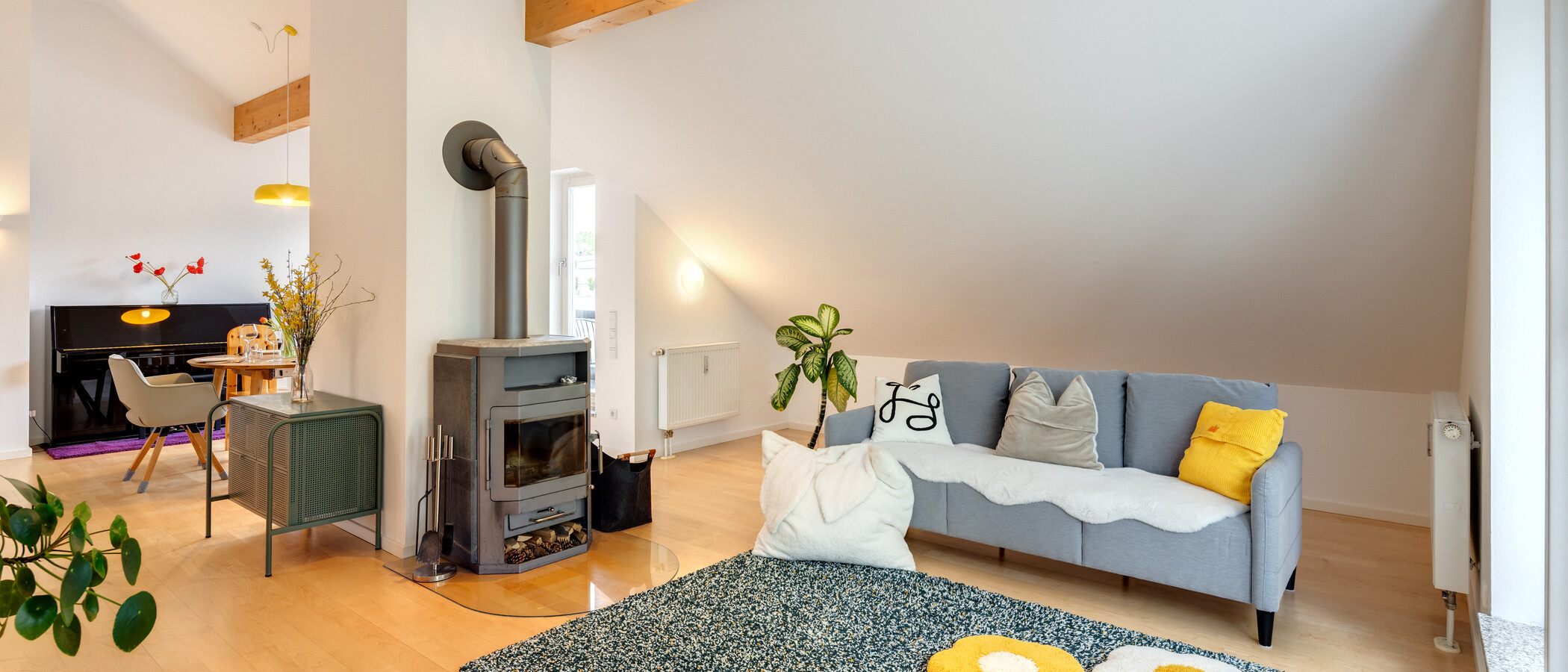 Dachgeschosswohnung München Waldperlach 01 Wohnbereich 14432