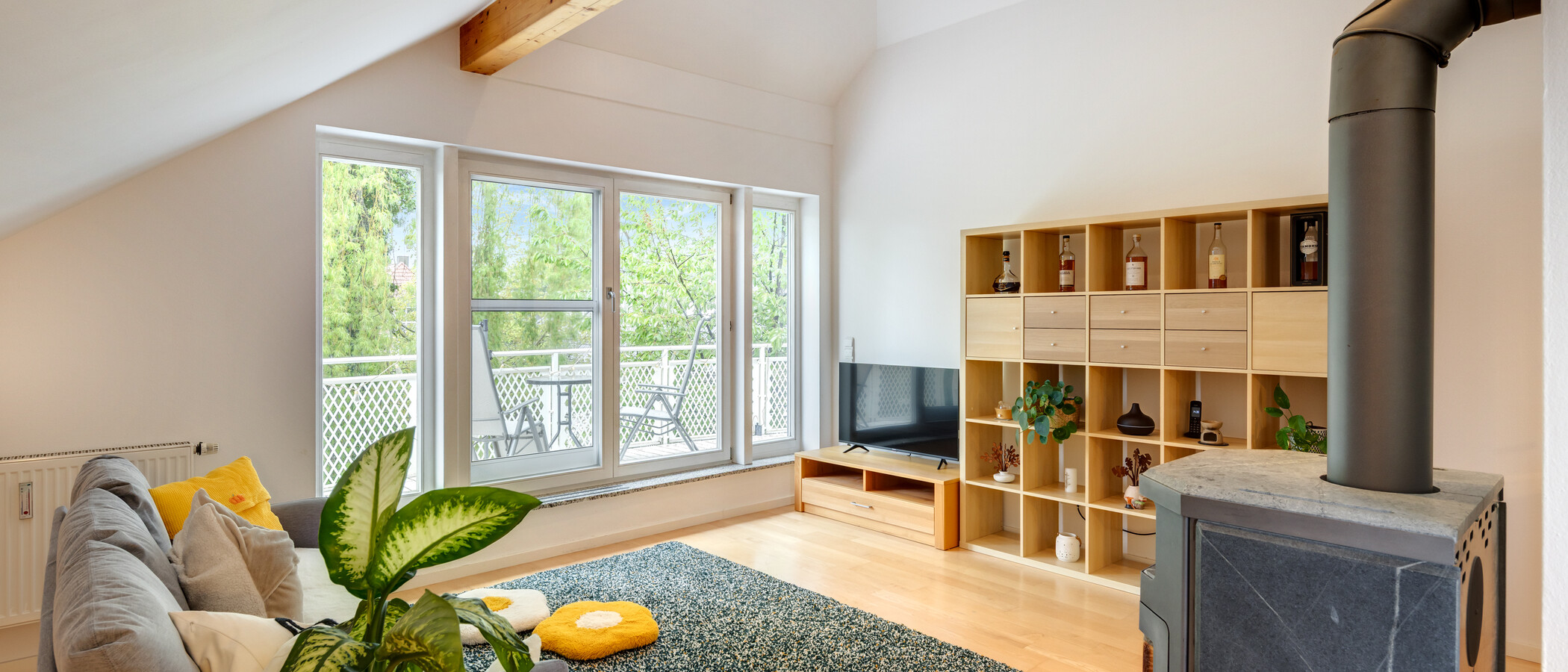 Dachgeschosswohnung München Waldperlach 02 Wohnbereich 14432