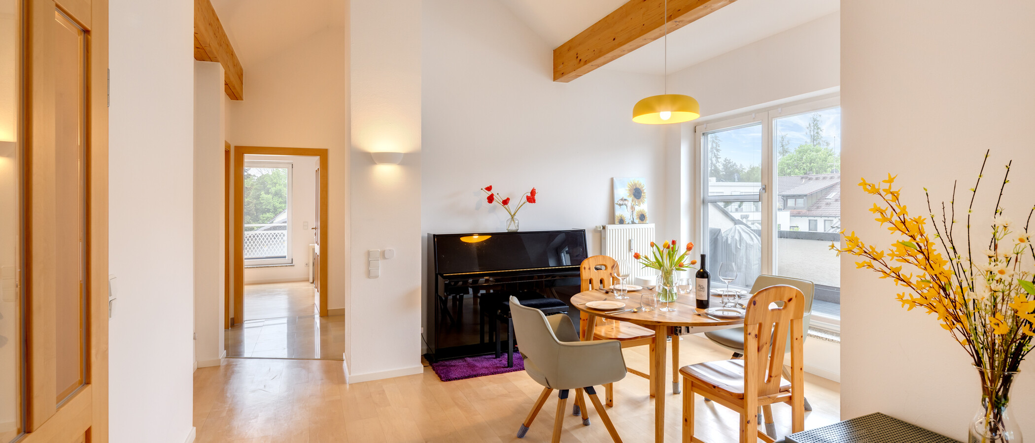 Dachgeschosswohnung München Waldperlach 04 Wohnbereich 14432