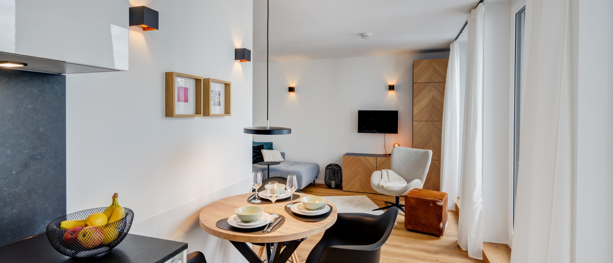 Dachterrassenwohnung München Sendling-Westpark 04 Wohnbereich 14433