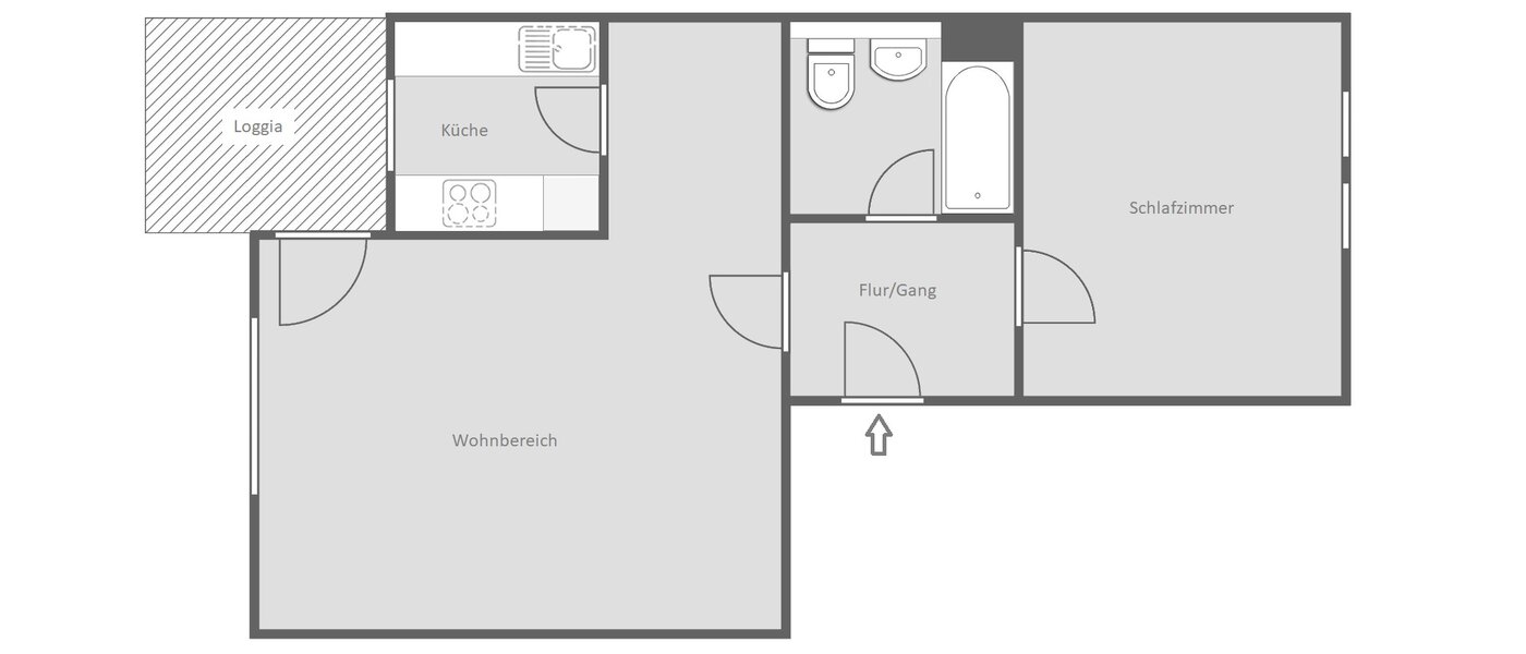 Wohnung München Obermenzing 01 Grundriss 14444