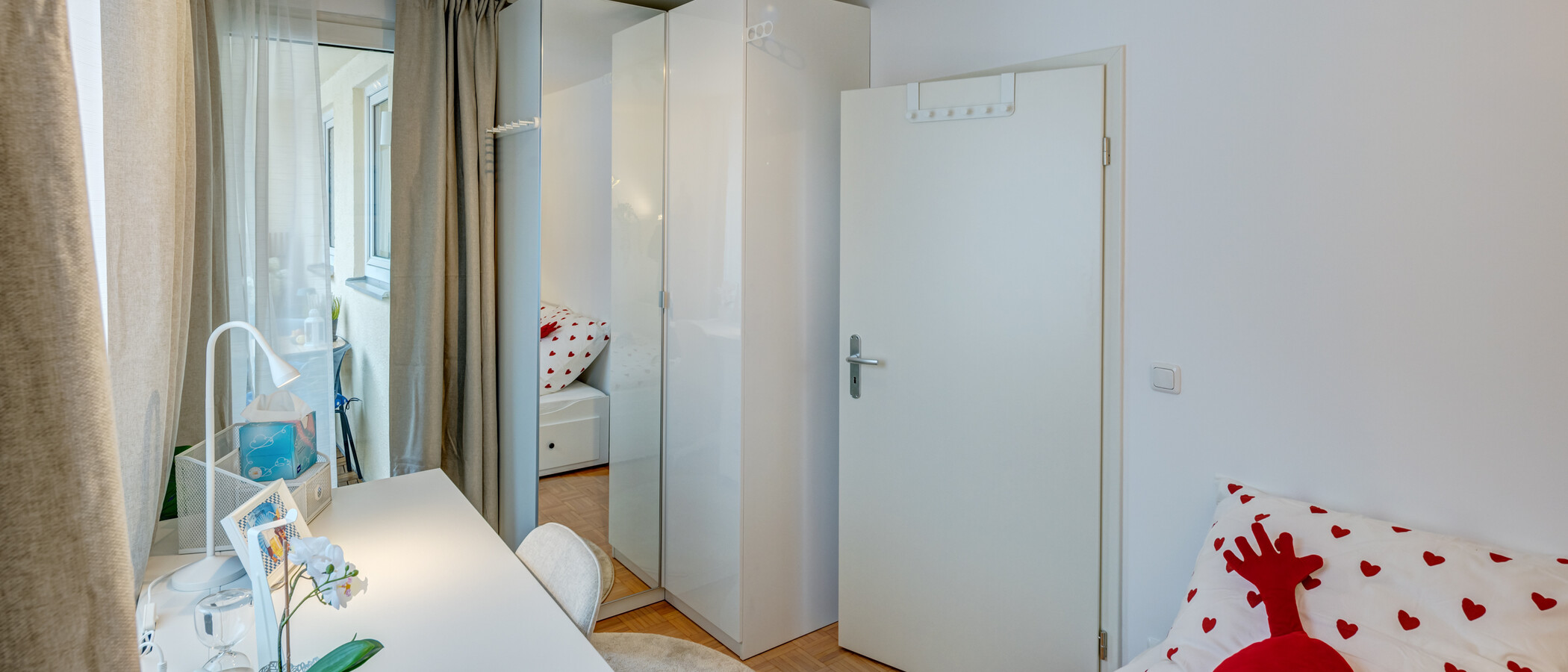 Wohnung München Lehel 03 2. Schlafzimmer	 14463