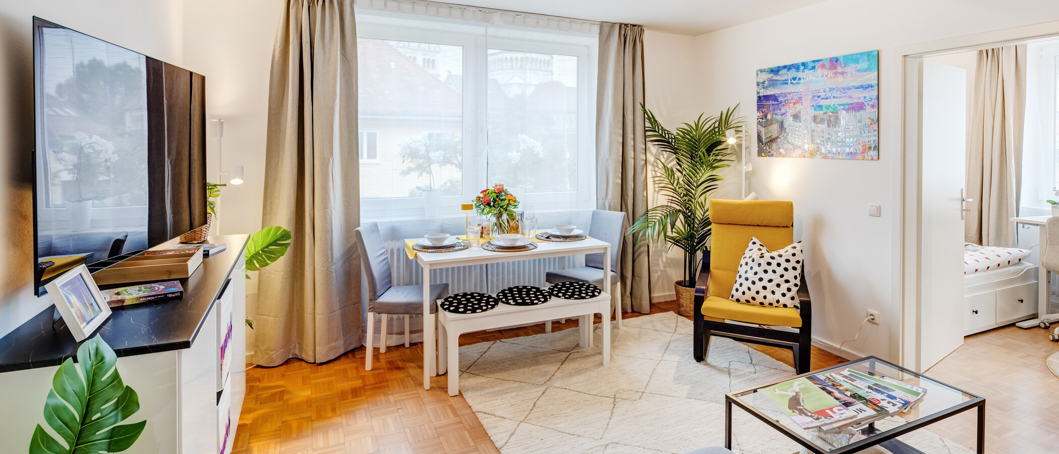 Wohnung München Lehel 01 Wohnbereich 14463