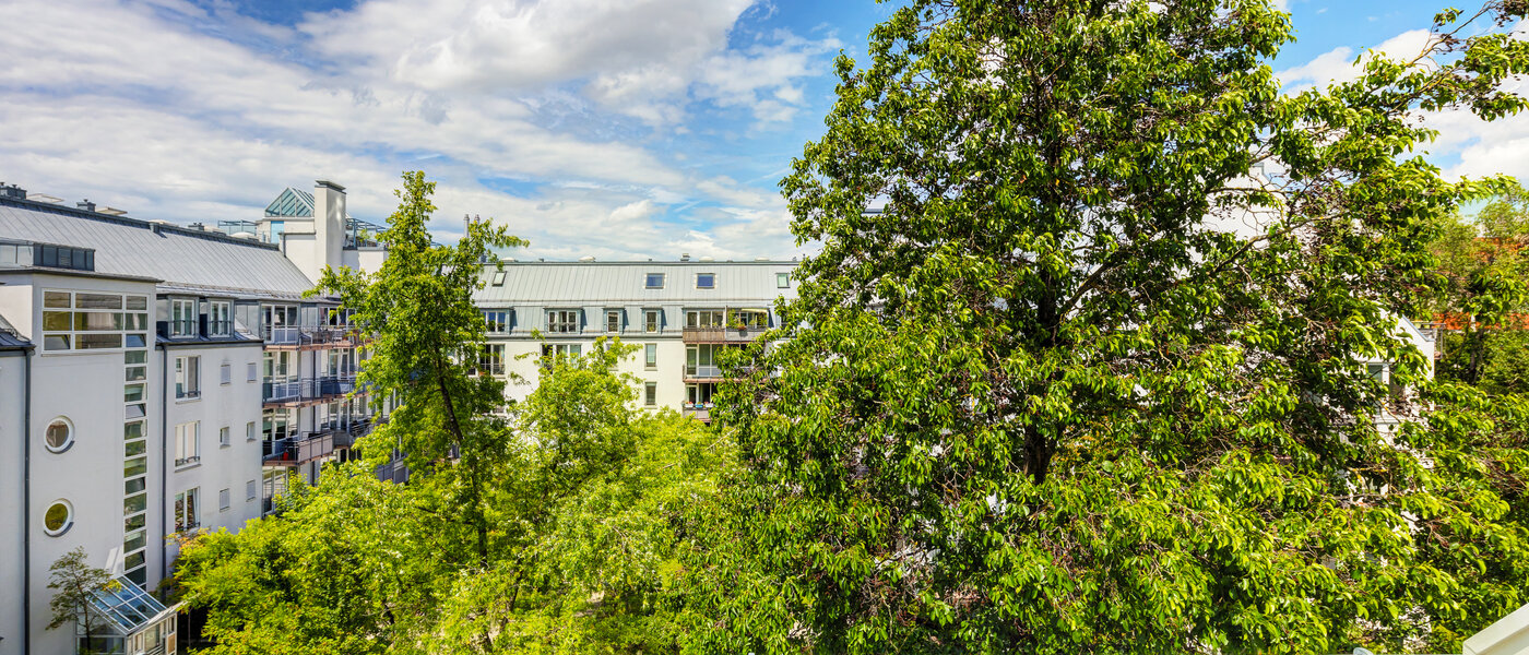 Maisonette-Galerie Wohnung München Obersendling 03 Aussicht 14471