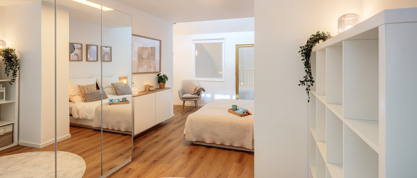 Maisonette-Galerie Wohnung München Obersendling 02 2. Schlafbereich 14471