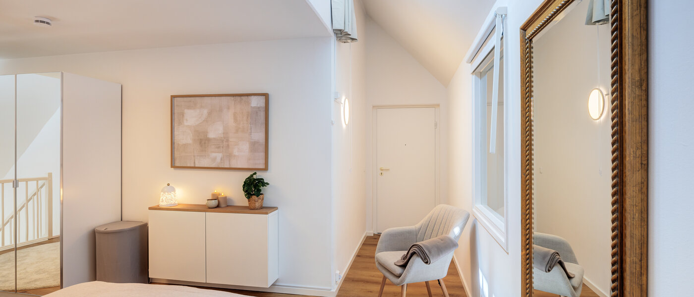 Maisonette-Galerie Wohnung München Obersendling 04 2. Schlafbereich 14471