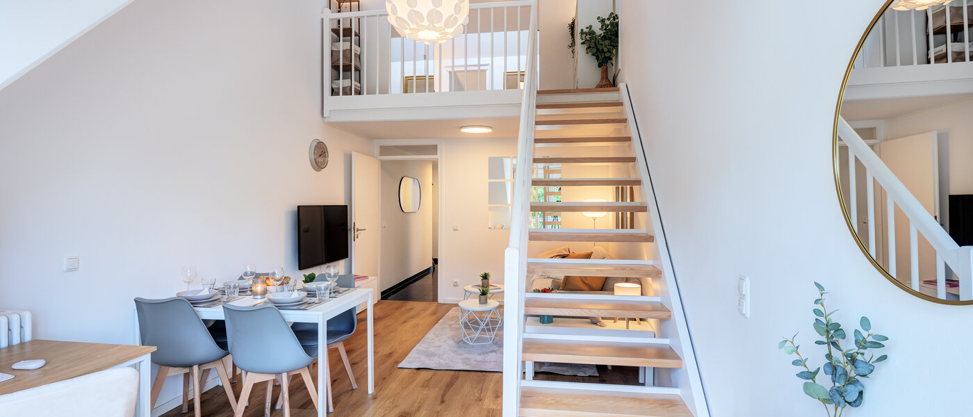 Maisonette-Galerie Wohnung München Obersendling 04 Wohnbereich 14471