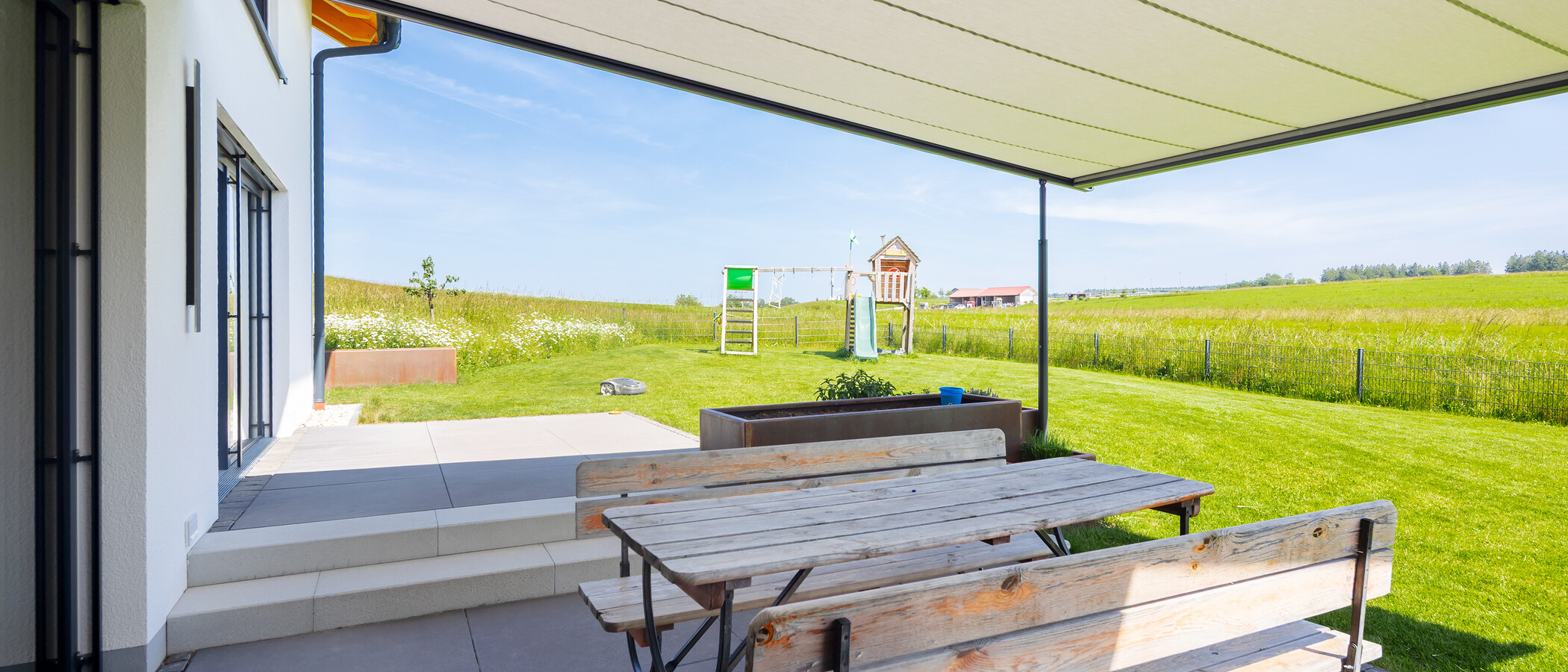 Einfamilienhaus Weßling 01 Terrasse 14484