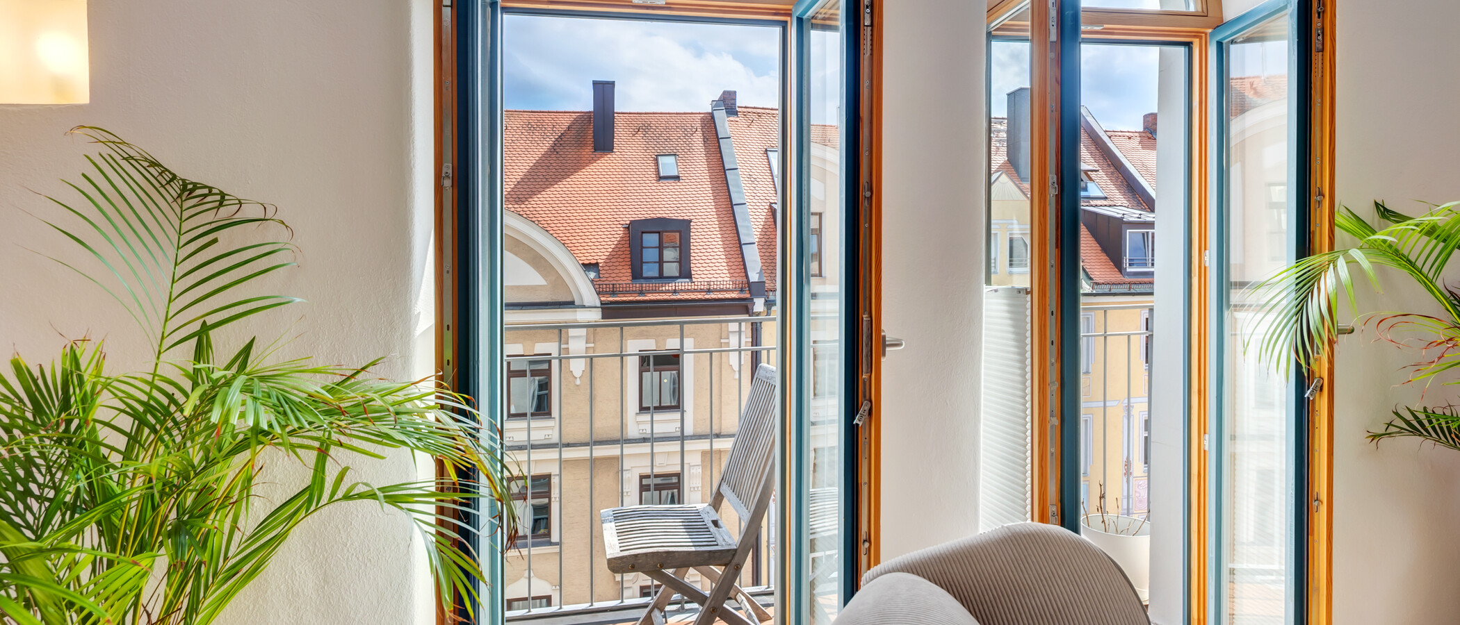 Dachgeschosswohnung München Dreimühlenviertel 01 Balkon 14505