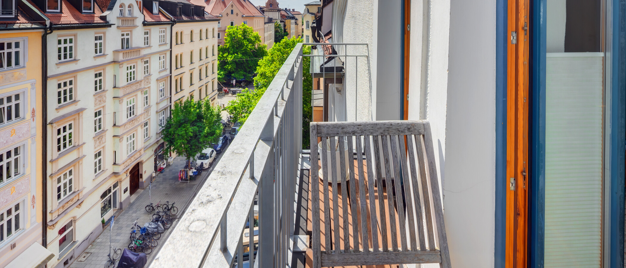 Dachgeschosswohnung München Dreimühlenviertel 03 Balkon 14505