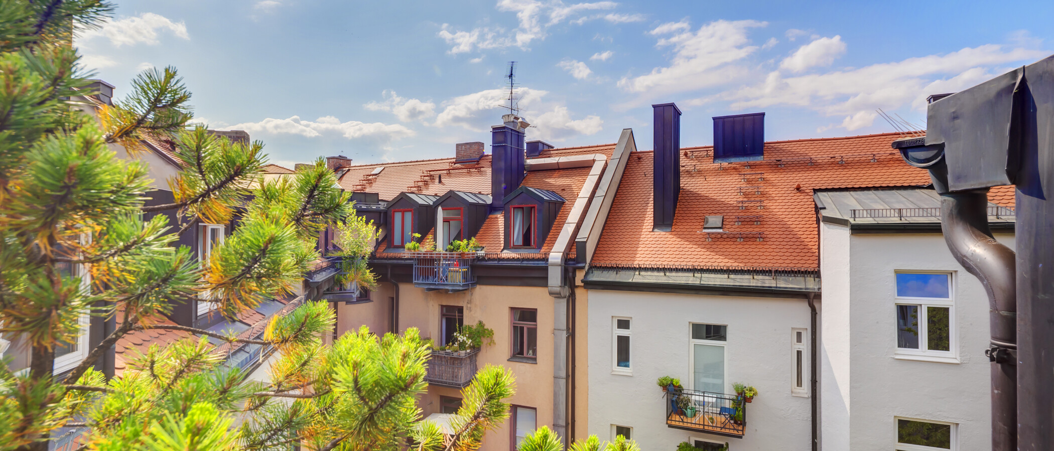 Dachgeschosswohnung München Dreimühlenviertel 03 Aussicht 14505