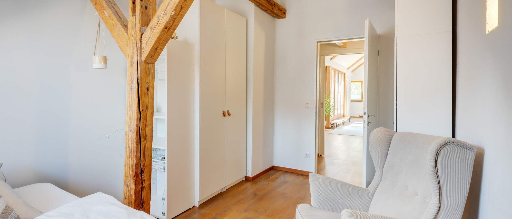 Dachgeschosswohnung München Dreimühlenviertel 02 2. Schlafzimmer	 14505
