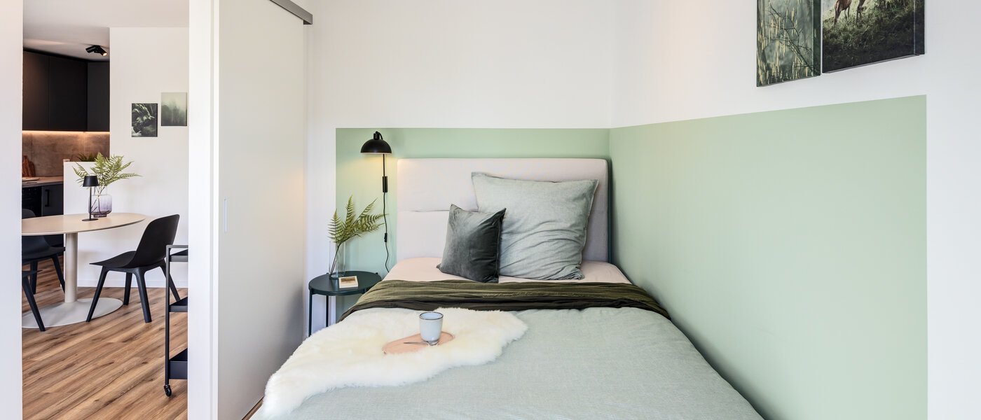 Wohnung München Maxvorstadt 02 Schlafbereich 14537