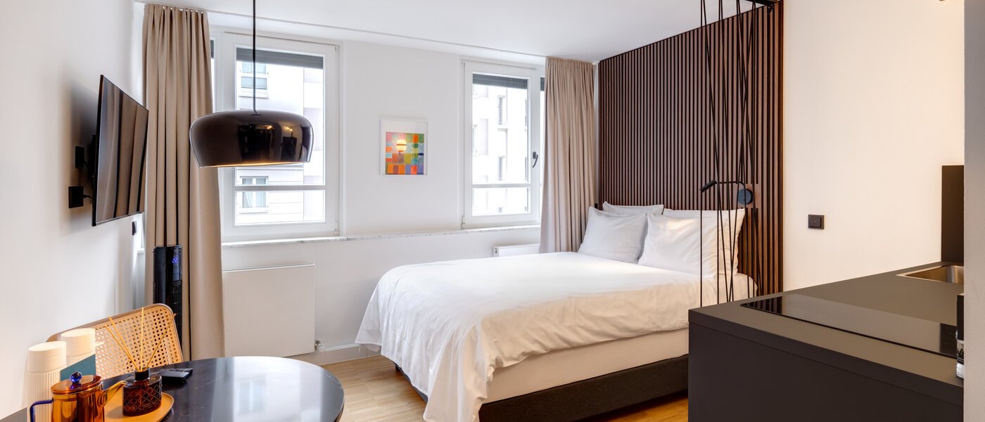 Apartment München Schwabing-West (rund um den Hohenzollernplatz) 01 Schlafbereich 14544