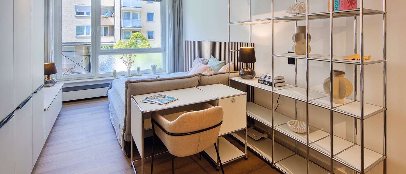 Wohnung München Schwabing-West 01 Wohnbereich 14552