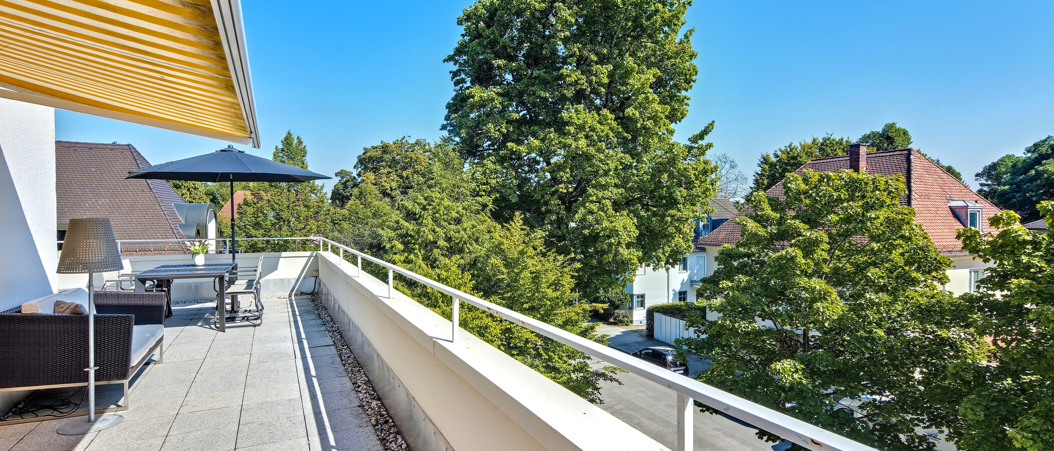 Penthousewohnung München Nymphenburg 02 Aussicht 14553