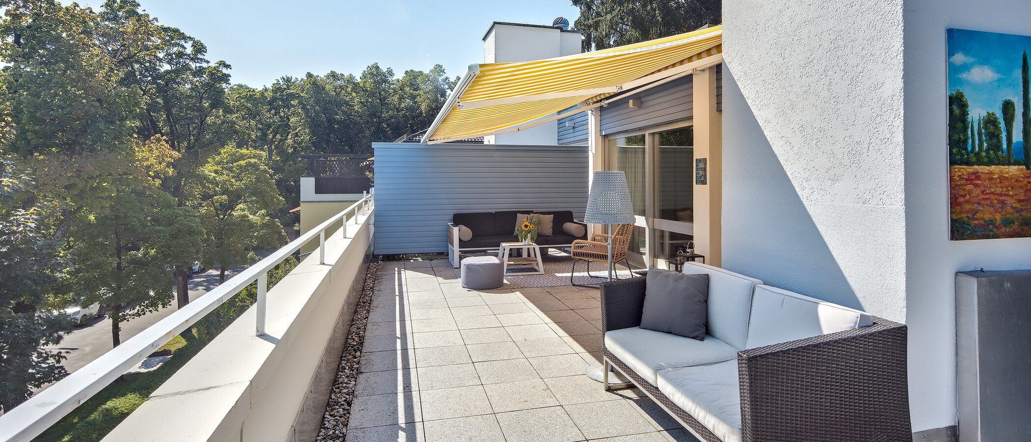 Penthousewohnung München Nymphenburg 01 Dachterrasse 14553