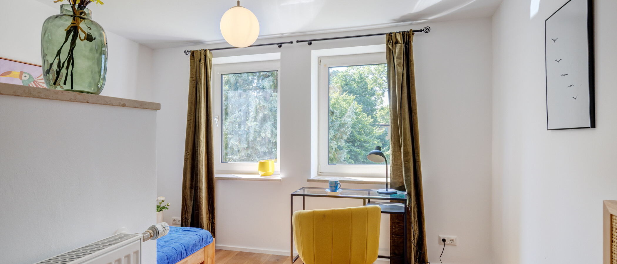 Wohnung München Parkstadt Bogenhausen 02 2. Schlafzimmer	 14554