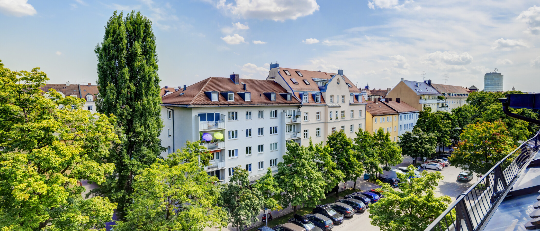 Dachgeschosswohnung München Neuhausen 01 Aussicht 14555