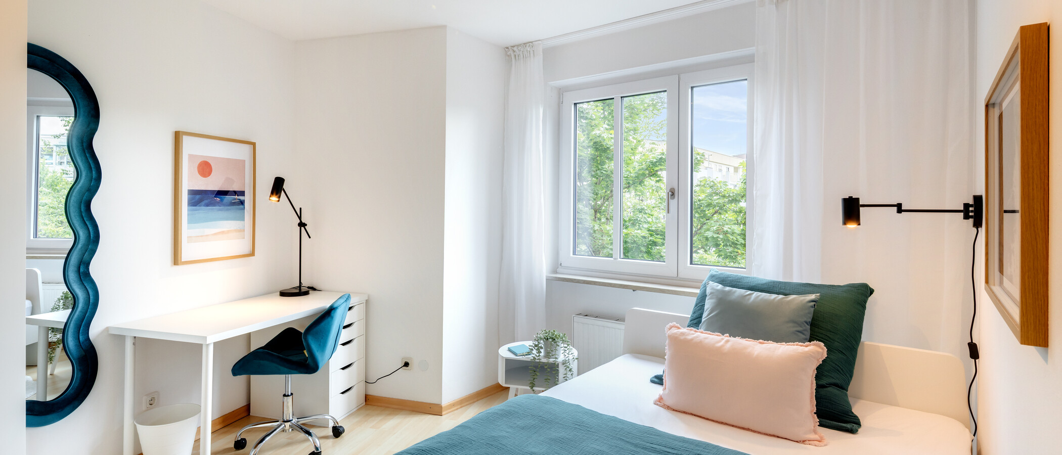 Wohnung München Neuperlach 01 2. Schlafzimmer	 14565