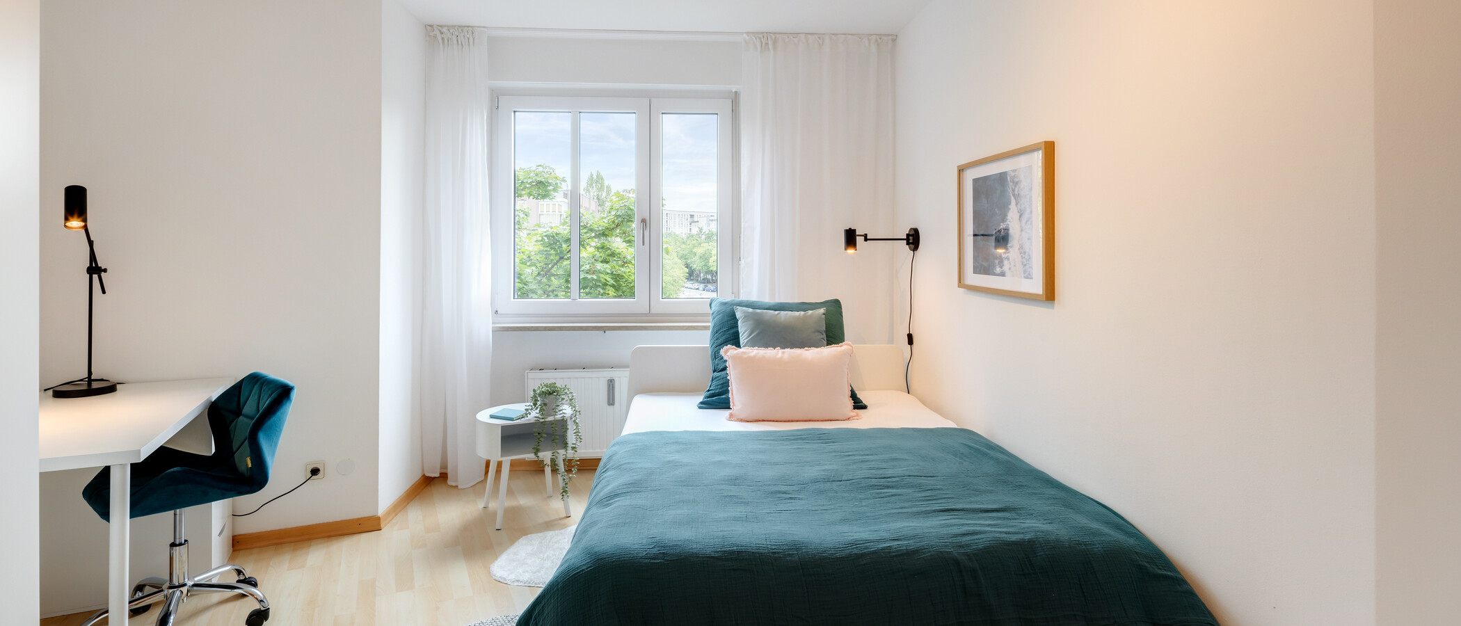 Wohnung München Neuperlach 03 2. Schlafzimmer	 14565