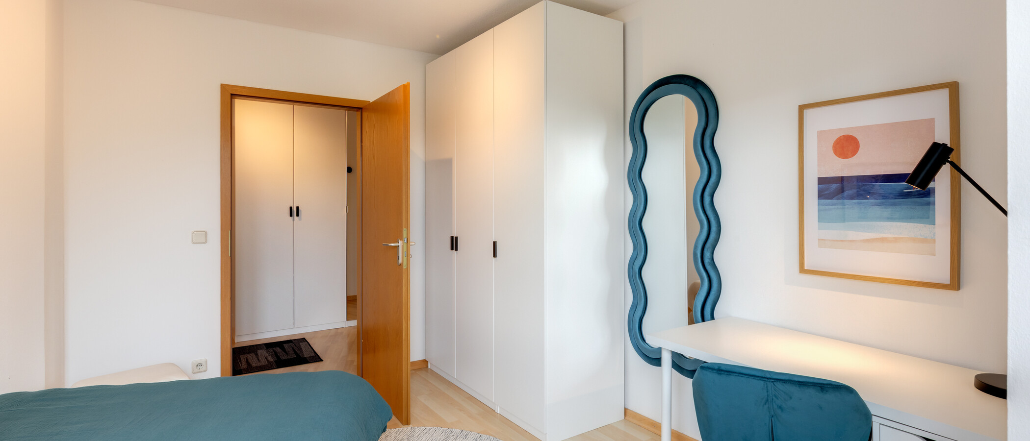 Wohnung München Neuperlach 04 2. Schlafzimmer	 14565