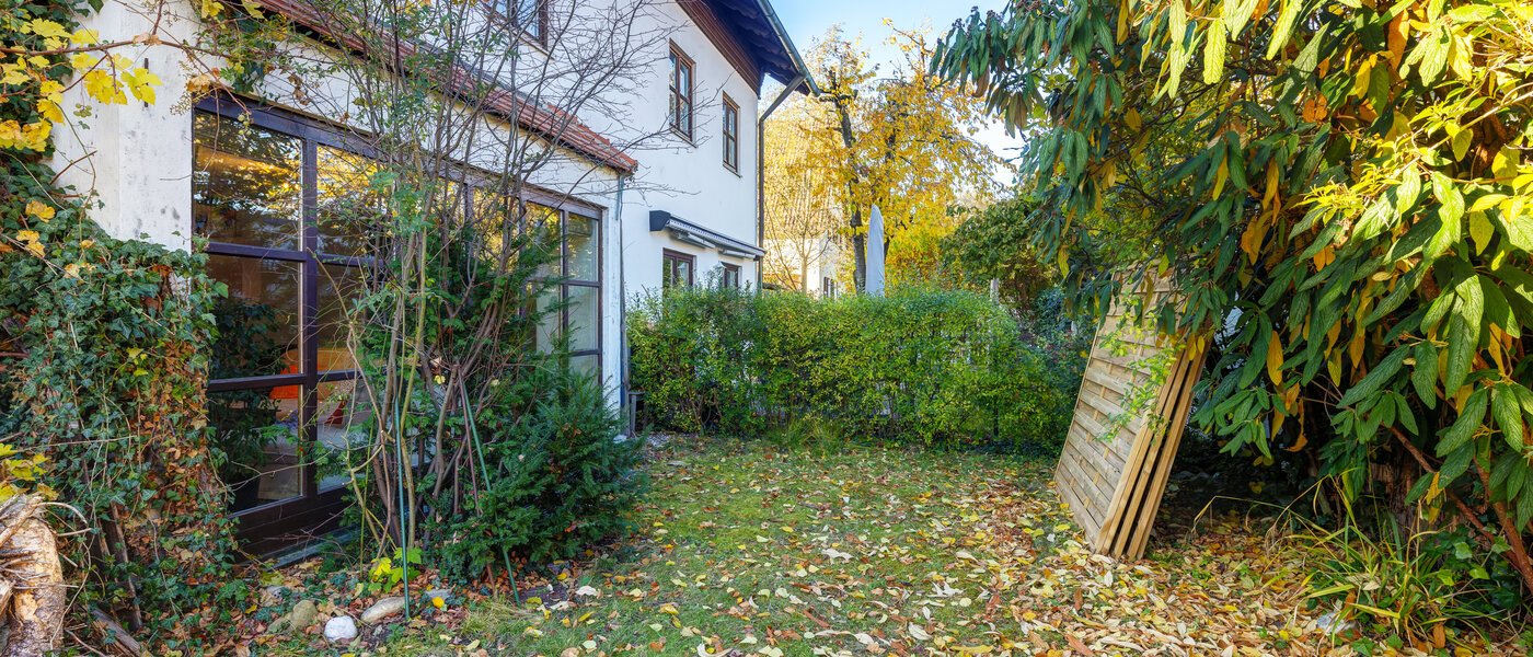 Doppelhaushälfte München Obersendling 01 Garten 14567
