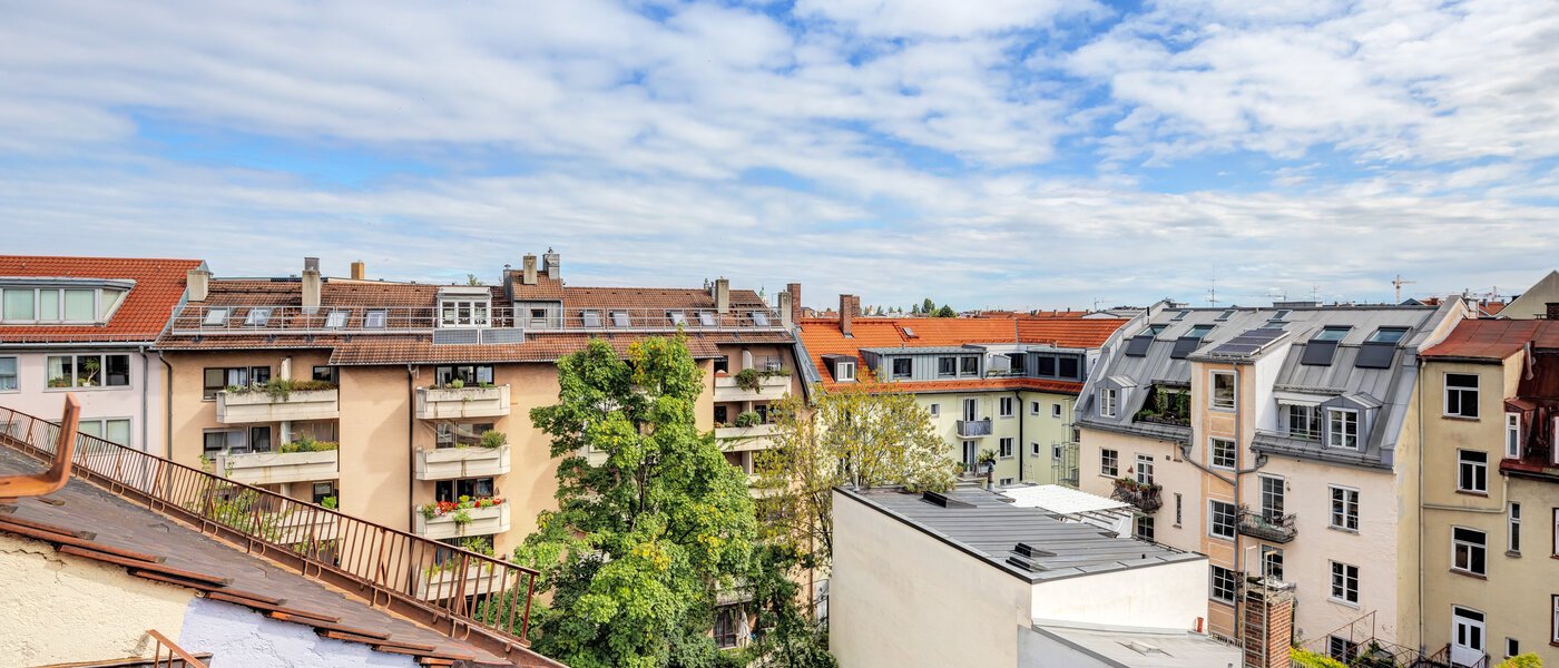 Dachgeschosswohnung München Maxvorstadt 02 Aussicht 14568