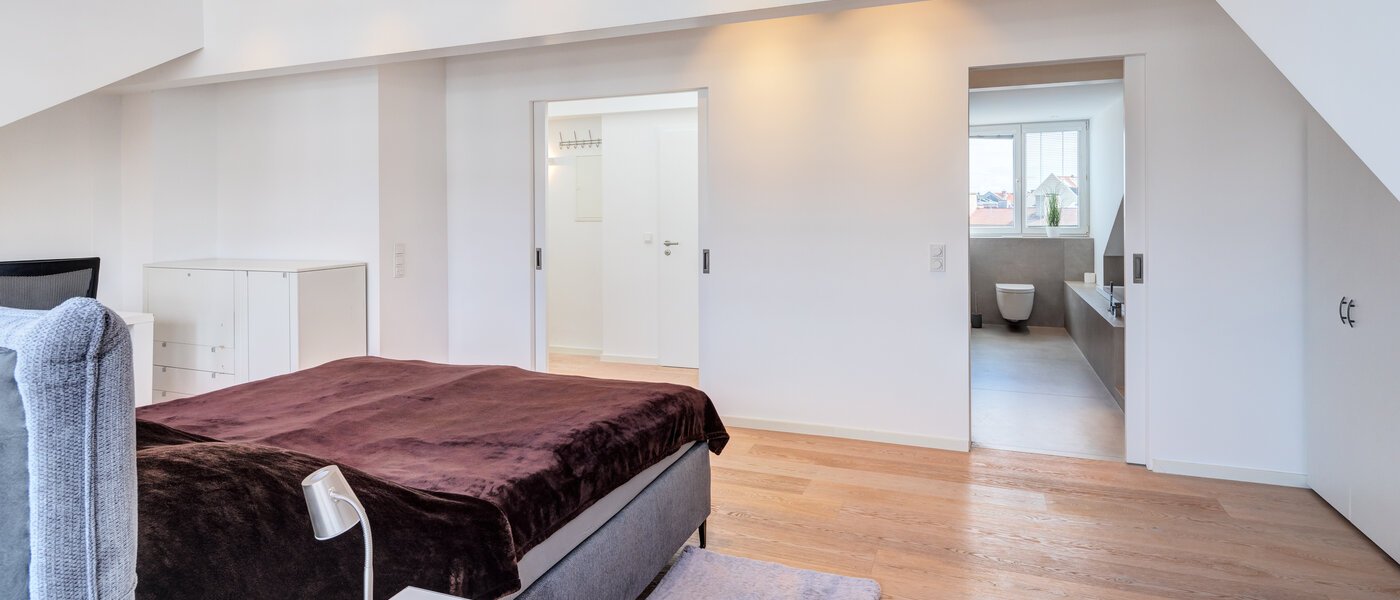 Dachgeschosswohnung München Maxvorstadt 03 Schlafzimmer 14568