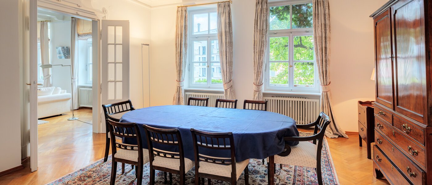 Wohnung München Lehel 01 Esszimmer 14572