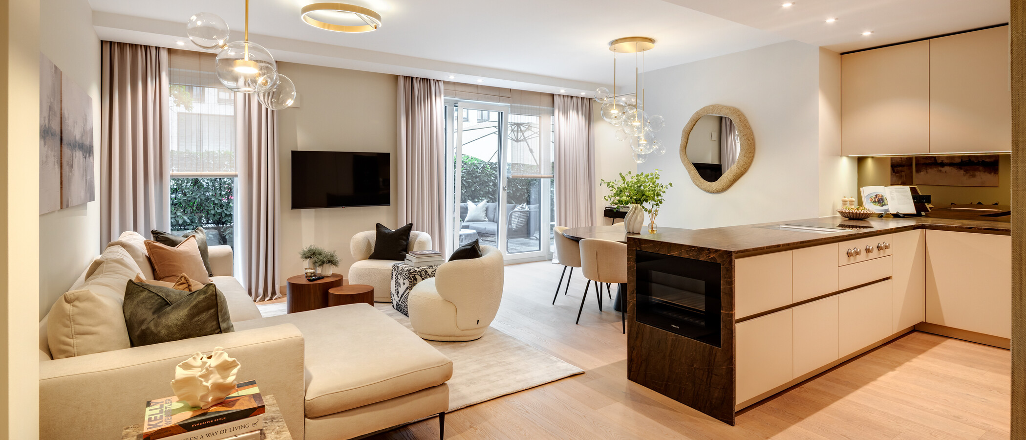 Wohnung München Maxvorstadt - Museumsviertel 01 Wohnbereich 14574