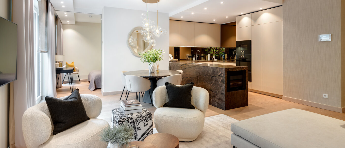 Wohnung München Maxvorstadt - Museumsviertel 03 Wohnbereich 14574