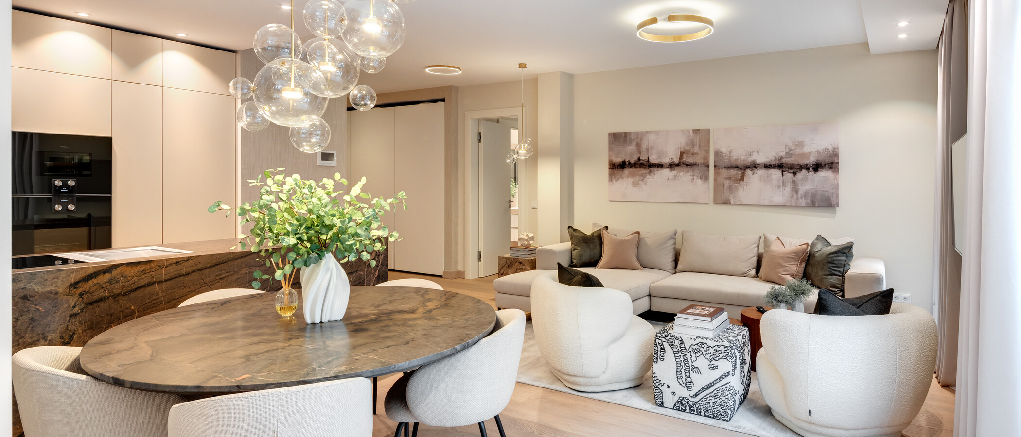 Wohnung München Maxvorstadt - Museumsviertel 05 Wohnbereich 14574