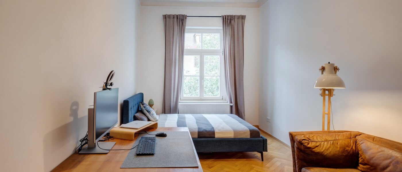 Wohnung München Altbogenhausen 01 2. Schlafzimmer	 14584