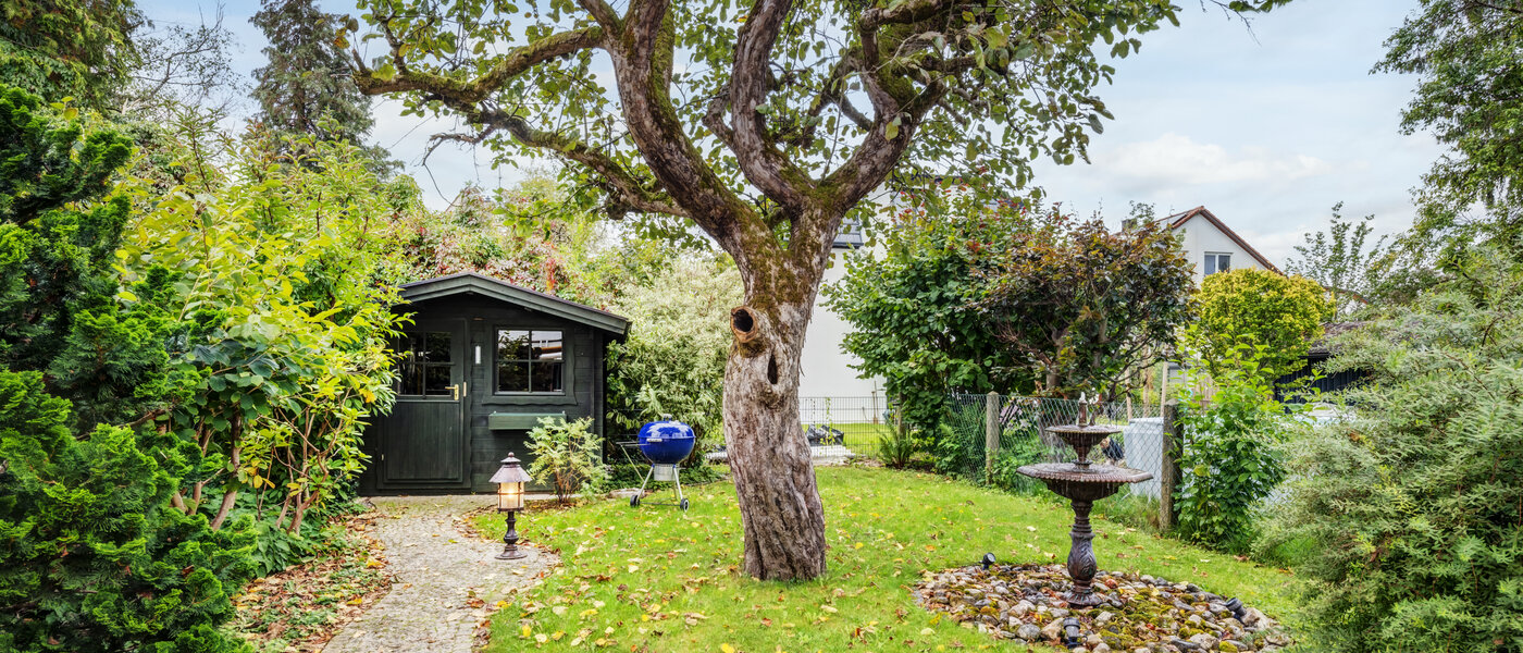 Maisonettewohnung München Fasangarten 01 Garten 14585