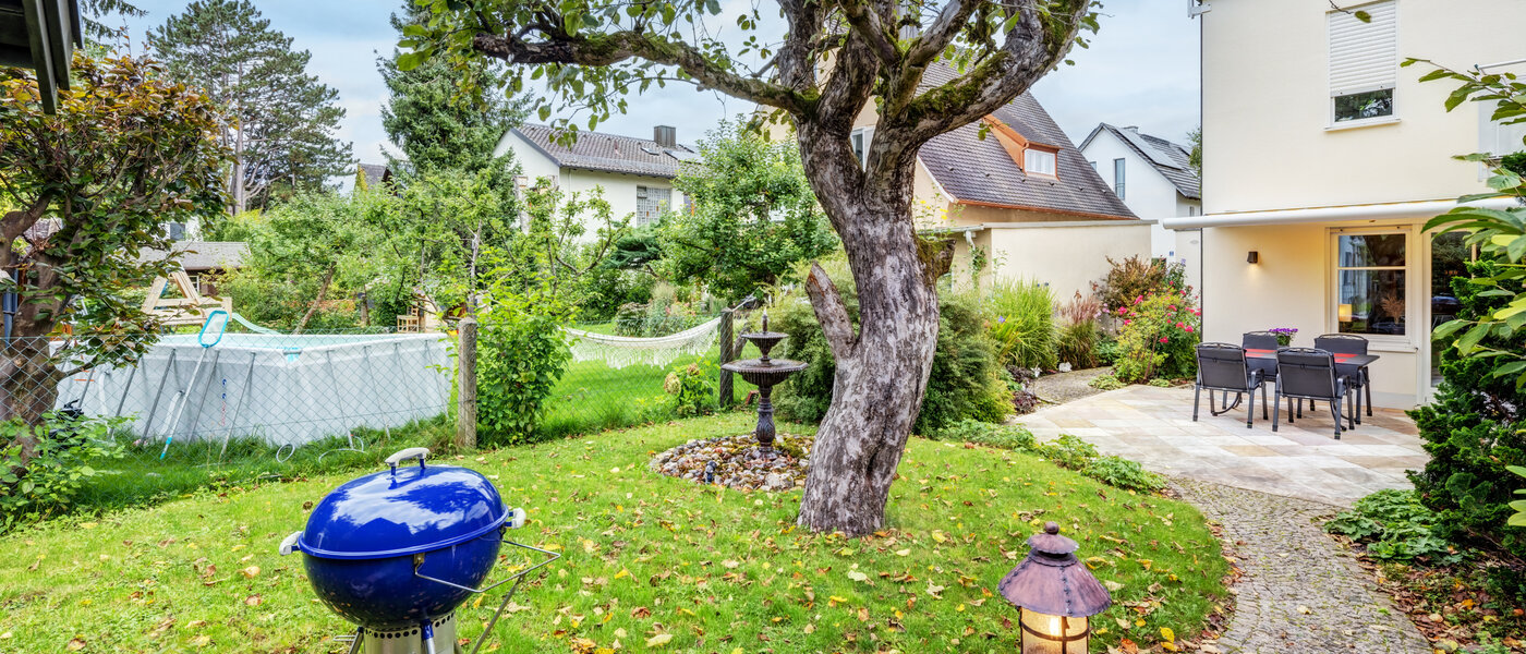 Maisonettewohnung München Fasangarten 02 Garten 14585