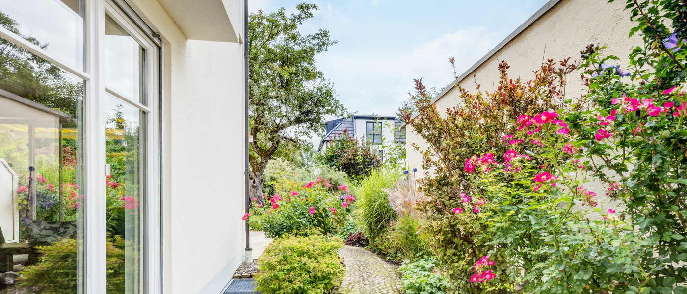 Maisonettewohnung München Fasangarten 03 Garten 14585