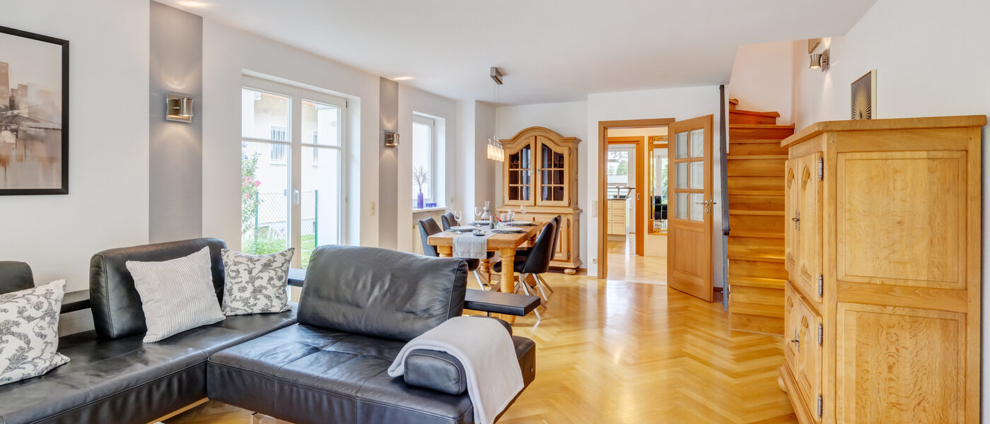 Maisonettewohnung München Fasangarten 01 Wohnbereich 14585