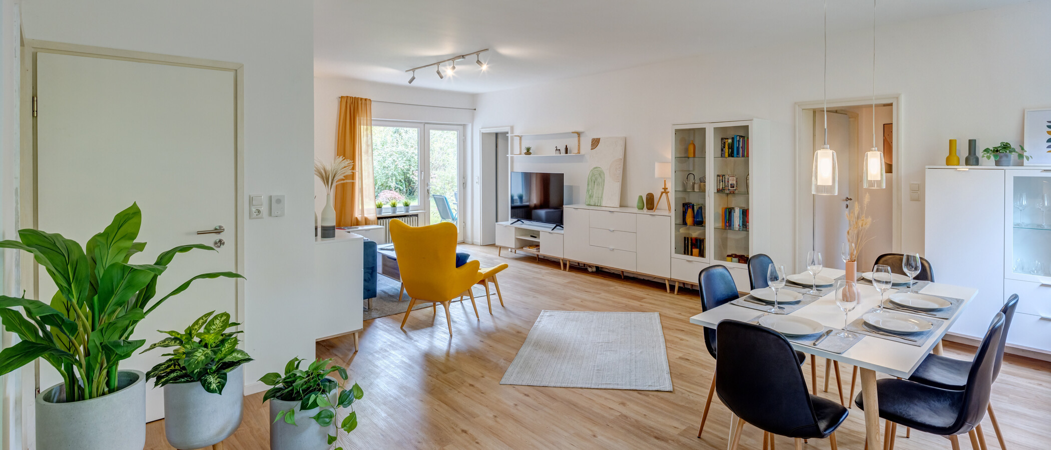 Gartenwohnung München Hadern 02 Wohnbereich 14610