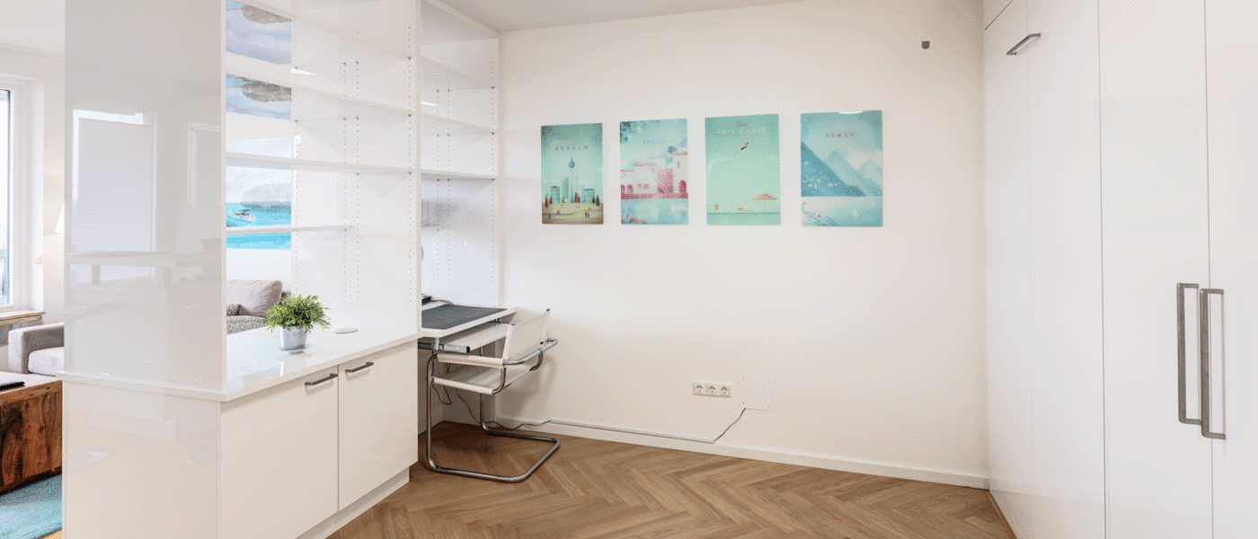 Apartment München Parkstadt Solln 01 Schlafbereich 14617