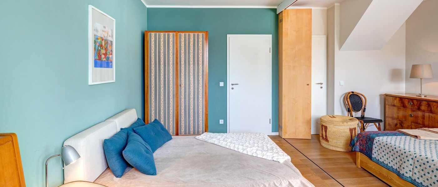 Dachgeschosswohnung München Haidhausen 04 2. Schlafzimmer	 14648