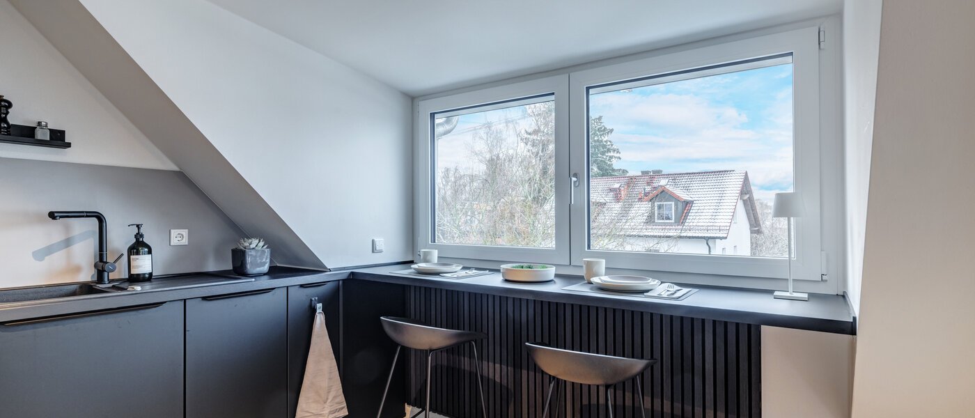 Dachgeschosswohnung München Allach 03 Küche 14692