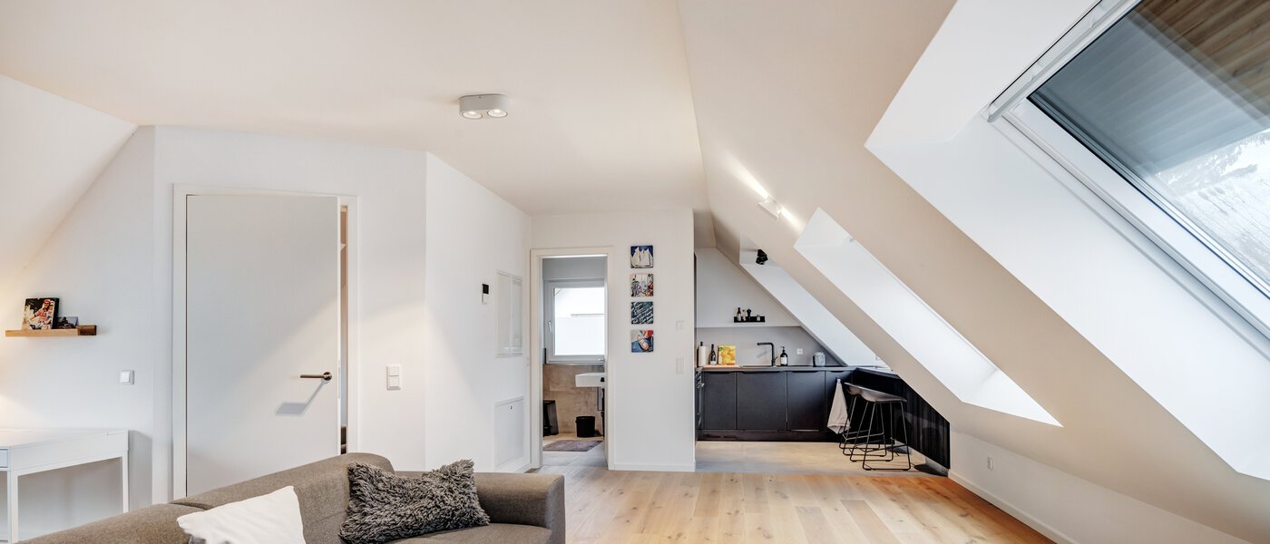 Dachgeschosswohnung München Allach 03 Wohnbereich 14692