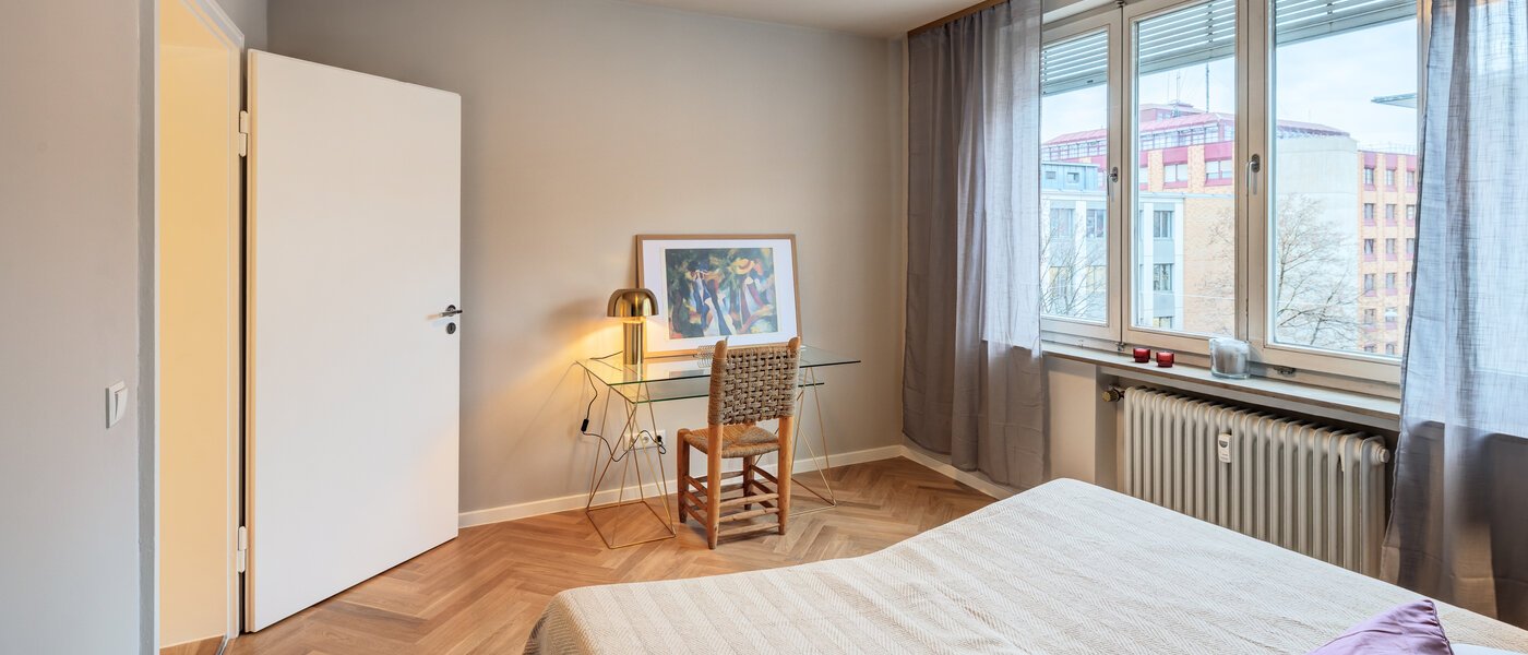 Wohnung München Maxvorstadt - Universitätsviertel 03 2. Schlafzimmer	 14693