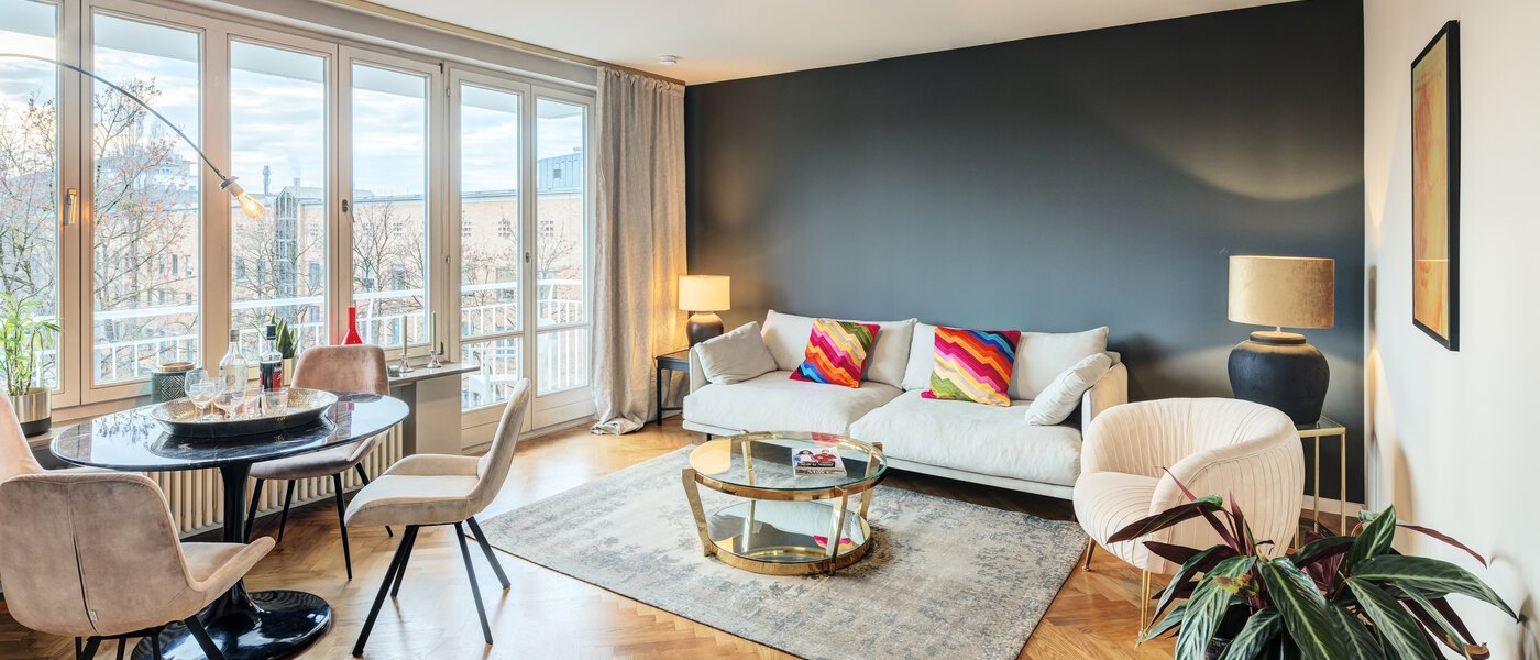 Wohnung München Maxvorstadt - Universitätsviertel 01 Wohnbereich 14693