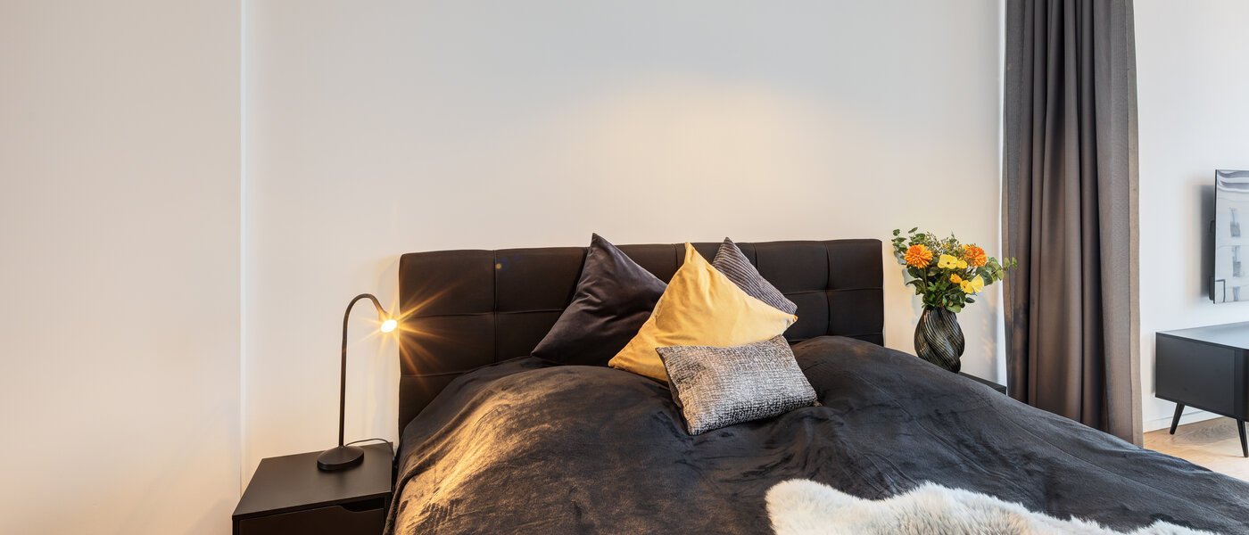 Dachterrassenwohnung München Neuhausen 02 Schlafbereich 14699