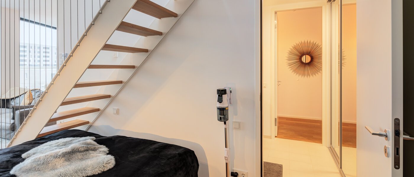 Dachterrassenwohnung München Neuhausen 03 Schlafbereich 14699