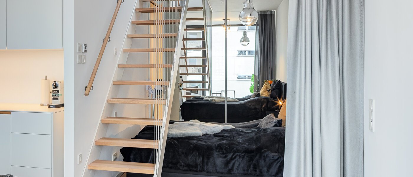 Dachterrassenwohnung München Neuhausen 04 Schlafbereich 14699