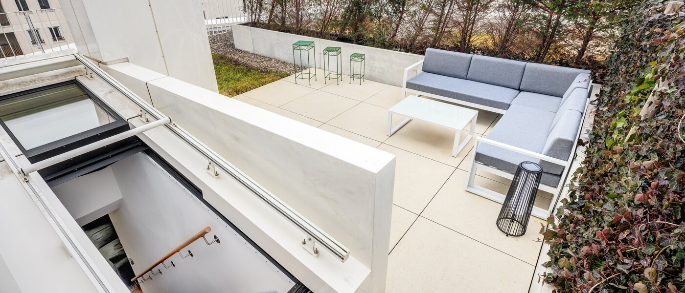 Dachterrassenwohnung München Neuhausen 02 Dachterrasse 14699