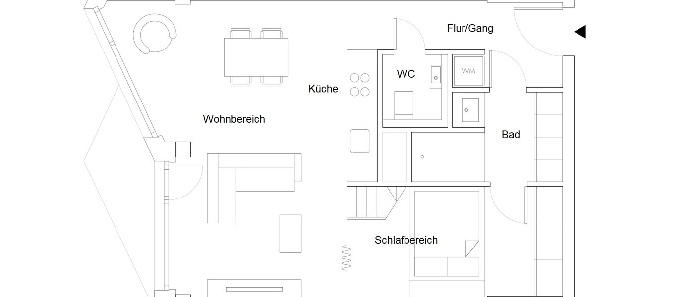 Dachterrassenwohnung München Neuhausen 01 Grundriss 14699
